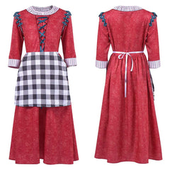 Kids Children Snow White (2025) Princess Young Red Dress Outfits Cosplay Costume