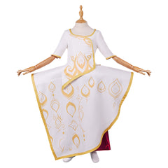 Kids Children Spellbound (2024) Princess Ellian White Skirt Outfits Cosplay Costume