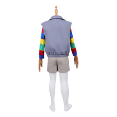 Kids Children Stranger Things (2025) Derek Turnbow Gray Set Outfits Cosplay Costume