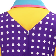 Kids Children Stranger Things (2025) Holly Wheeler Purple Overalls Set Cosplay Costume