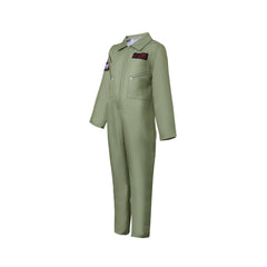Kids Children Stranger Things Ghostbusters Green Jumpsuit Outfits Cosplay Costume