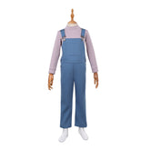 Kids Children Stranger Things: Tales From '85 (2026) Eleven Blue Overalls Set Outifts Cosplay Costume