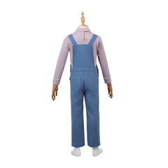 Kids Children Stranger Things: Tales From '85 (2026) Eleven Blue Overalls Set Outifts Cosplay Costume