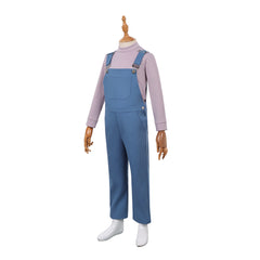 Kids Children Stranger Things: Tales From '85 (2026) Eleven Blue Overalls Set Outifts Cosplay Costume