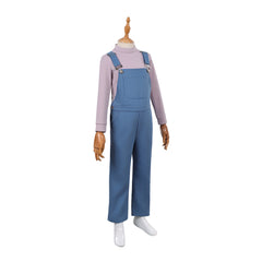 Kids Children Stranger Things: Tales From '85 (2026) Eleven Blue Overalls Set Outifts Cosplay Costume