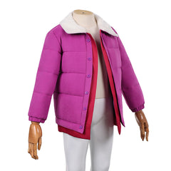 Kids Children Stranger Things: Tales From '85 (2026) Eleven Purple Jacket Outfits Cosplay Costume