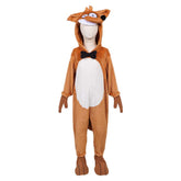 Kids Children The Big Bad Fox And Tales Fox Jumpsuit Pajamas Onesie Sleepwear Cosplay Costume