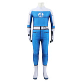Kids Children The Fantastic Four: First Steps (2025) Human Torch Jumpsuit Cosplay Costume