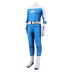 Kids Children The Fantastic Four: First Steps (2025) Human Torch Jumpsuit Cosplay Costume