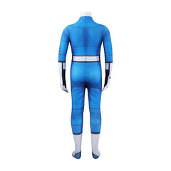 Kids Children The Fantastic Four: First Steps (2025) Mister Fantastic Jumpsuit Cosplay Costume