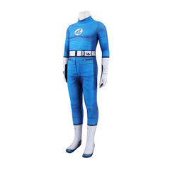 Kids Children The Fantastic Four: First Steps (2025) Mister Fantastic Jumpsuit Cosplay Costume