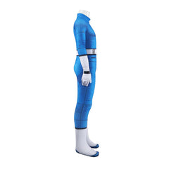 Kids Children The Fantastic Four: First Steps (2025) Mister Fantastic Jumpsuit Cosplay Costume