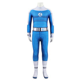 Kids Children The Fantastic Four: First Steps (2025) The Thing Jumpsuit Cosplay Costume