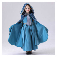 Kids Children The Lord Of The Rings Arwen Blue Dress Cloak Set Outfits Cosplay Costume