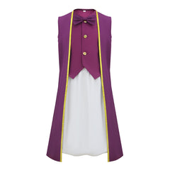 Kids Children The Super Mario Galaxy Movie (2026) Council Toad Purple Outfits Cosplay Costume