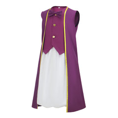 Kids Children The Super Mario Galaxy Movie (2026) Council Toad Purple Outfits Cosplay Costume