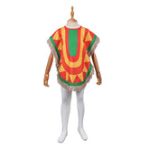 Kids Children The Super Mario Galaxy Movie (2026) Tostarenans Yellow Cape Cloak Outfits Cosplay Costume