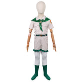 Kids Children Troop Beverly Hills Scouts Green Uniform Set Outfits Cosplay Costume