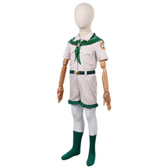 Kids Children Troop Beverly Hills Scouts Green Uniform Set Outfits Cosplay Costume
