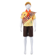 Kids Children Up Russell Yellow Set Outfits Cosplay Costume Carnival Suit