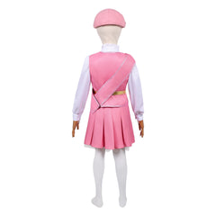 Kids Children Wicked: For Good (2025) Glinda Tour Parade Pink Set Outfits Cosplay Costume