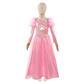 Kids Children Wicked: For Good (2025) Glinda Young Pink Set Outfits Cosplay Costume