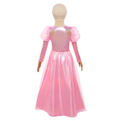 Kids Children Wicked: For Good (2025) Glinda Young Pink Set Outfits Cosplay Costume