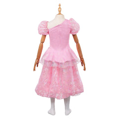 Kids Children Wicked: For Good (2025) Glinda Young Pink Skirt Set Outfits Cosplay Costume