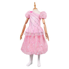 Kids Children Wicked: For Good (2025) Glinda Young Pink Skirt Set Outfits Cosplay Costume