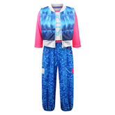 Kids Children Zombies 4: Dawn of the Vampires (2025) Addison Blue Vest Set Outfits Cosplay Costume