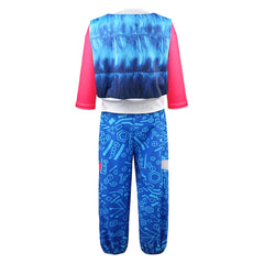 Kids Children Zombies 4: Dawn of the Vampires (2025) Addison Blue Vest Set Outfits Cosplay Costume