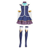 KonoSuba Season 3 (2024) Aqua Blue Dress Set Outfits Cosplay Costume