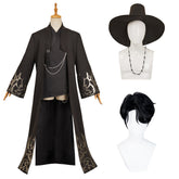 KPop Demon Hunters (2025) Jinu Saja Boys Your Idol Black Coat Set Outfits Cosplay Costume