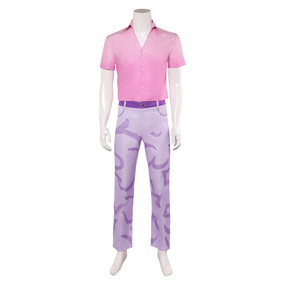 KPop Demon Hunters (2025) Abby Saja Pink Purple Set Outfits Cosplay Costume