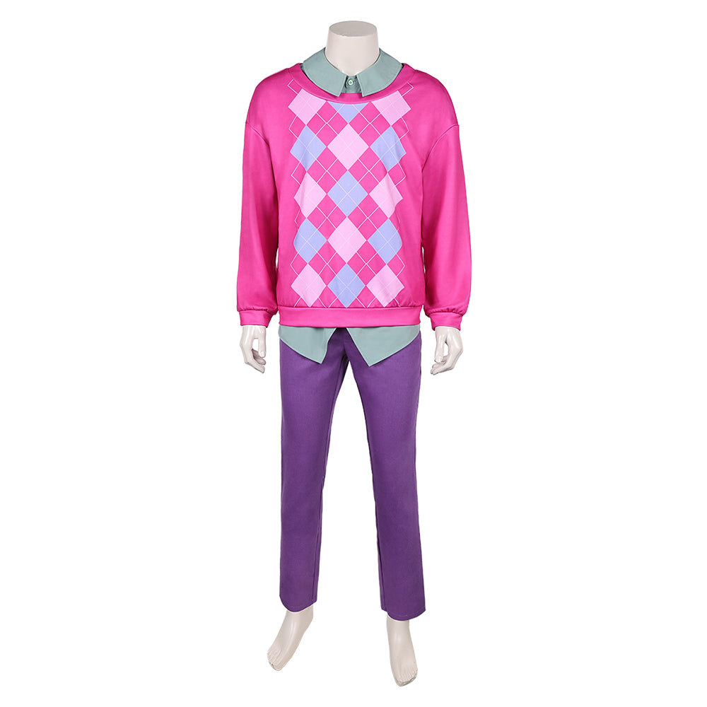 KPop Demon Hunters (2025) Baby Pink Top Trousers Set Outfits Cosplay Costume