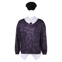 KPop Demon Hunters (2025) Baby Saja Black Top Hat Set Outfits Cosplay Costume