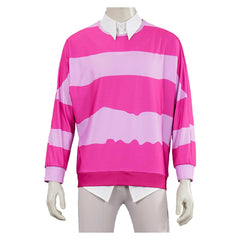 KPop Demon Hunters (2025) Baby Saja Pink Shirt Trousers Set Outfits Cosplay Costume