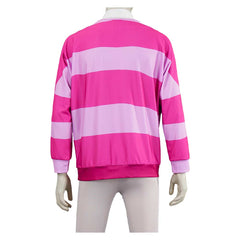 KPop Demon Hunters (2025) Baby Saja Pink Shirt Trousers Set Outfits Cosplay Costume