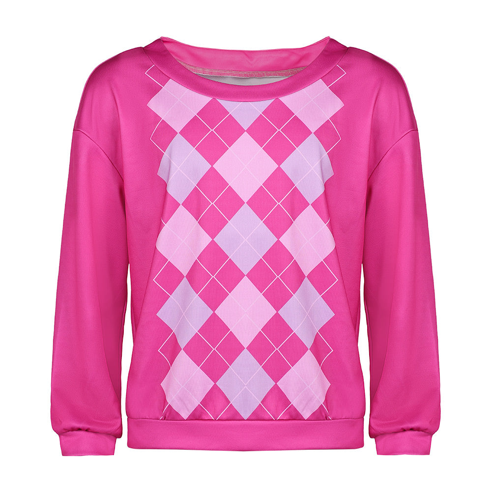 KPop Demon Hunters (2025) Baby Saja Pink Sweatshirt Cosplay Costume