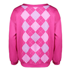 KPop Demon Hunters (2025) Baby Saja Pink Sweatshirt Cosplay Costume