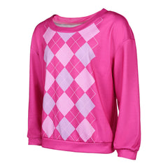 KPop Demon Hunters (2025) Baby Saja Pink Sweatshirt Cosplay Costume