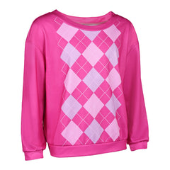 KPop Demon Hunters (2025) Baby Saja Pink Sweatshirt Cosplay Costume