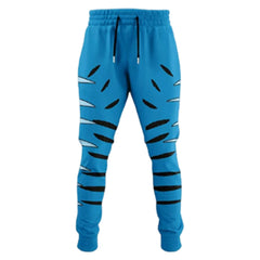 KPop Demon Hunters (2025) Blue Derpy Tiger Hoodie Trouser Set Outfits Cosplay Costume