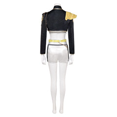 KPop Demon Hunters (2025) Golden Rumi Black White Outfits Cosplay Costume