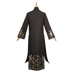 KPop Demon Hunters (2025) Jinu Saja Boys Your Idol Black Coat Set Outfits Cosplay Costume