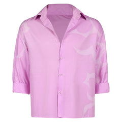 KPop Demon Hunters (2025) Jinu Saja Pink Shirt Outfits Cosplay Costume