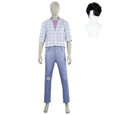 KPop Demon Hunters (2025) Jinu Saja White Shirt Trousers Set Cosplay Costume