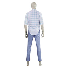 KPop Demon Hunters (2025) Jinu Saja White Shirt Trousers Set Cosplay Costume