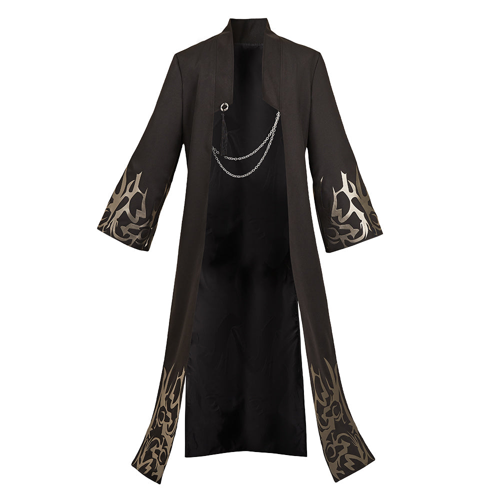 KPop Demon Hunters (2025) Jinu Your Idol Saja Boys Black Robe Only Cosplay Costume