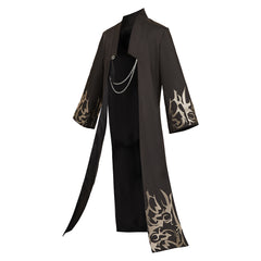 KPop Demon Hunters (2025) Jinu Your Idol Saja Boys Black Robe Only Cosplay Costume